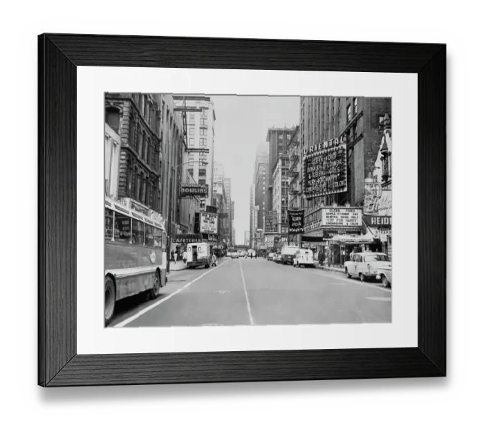 Framed Print : Randolph Street, Downtown Chicago Framed Print : Randolph Street, Downtown Chicago