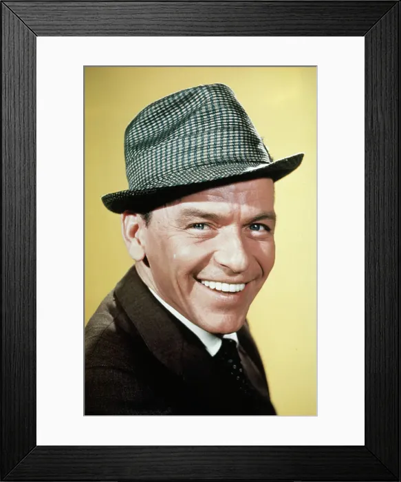 Framed Print : Portrait of Frank Sinatra Smiling Framed Print : Portrait of Frank Sinatra Smiling