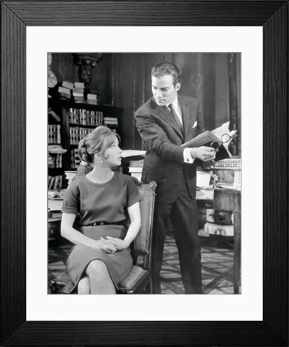 Framed Print : Julie Harris and William Shatner in A Shot in the Dark Framed Print : Julie Harris and William Shatner in A Shot in the Dark