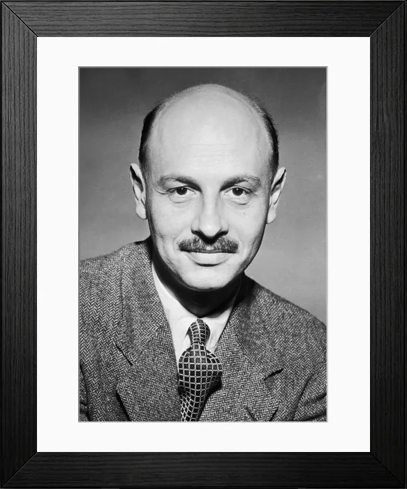 Framed Print : Portrait Of Professor Yigael Yadin