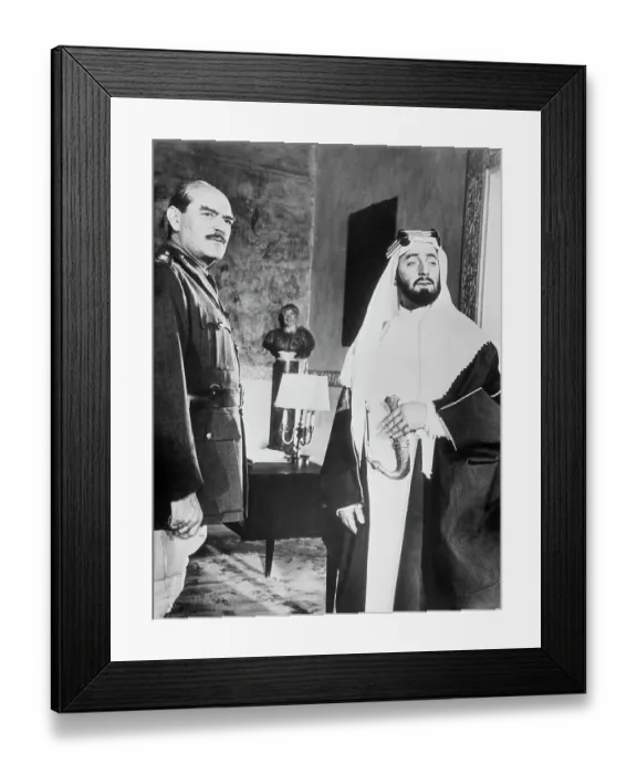 Framed Print : Jack Hawkins and Alec Guiness in Lawrence of Arabia Framed Print : Jack Hawkins and Alec Guiness in Lawrence of Arabia