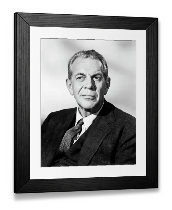 Framed Print : Raymond Massey Framed Print : Raymond Massey