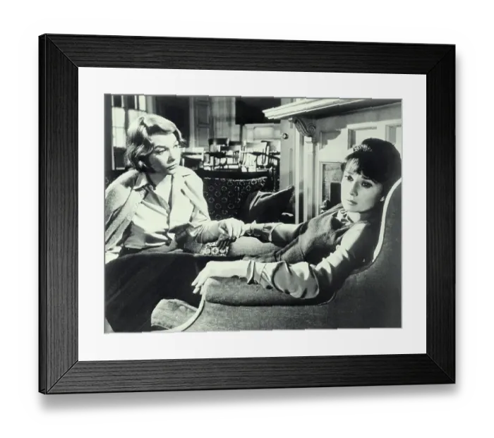 Framed Print : Shirley MacLaine and Audrey Hepburn in The Children's Hour Framed Print : Shirley MacLaine and Audrey Hepburn in The Children's Hour