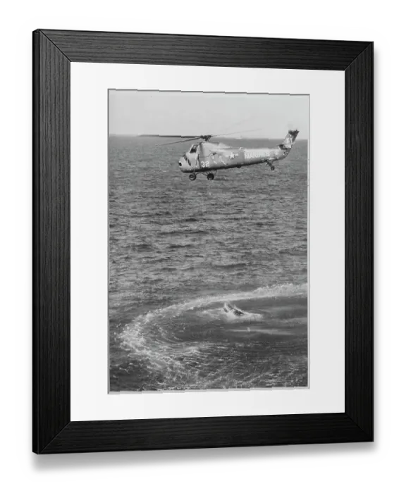 Framed Print : Space Capsule at Sea Framed Print : Space Capsule at Sea