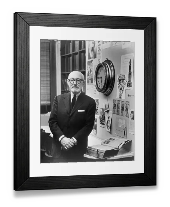 Framed Print : Archivist Otto L. Bettmann Framed Print : Archivist Otto L. Bettmann