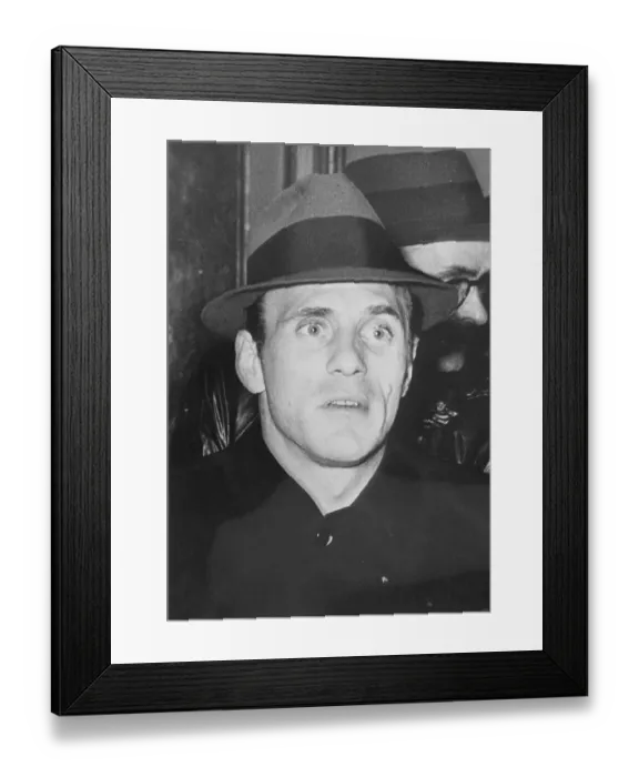 Framed Print : Mobster Joseph Gallo