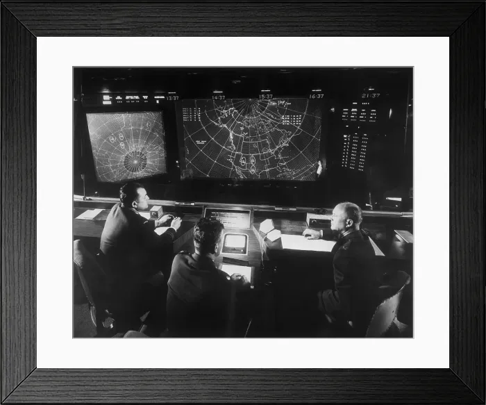 Framed Print : The Main Battle Staff Position at NORAD Framed Print : The Main Battle Staff Position at NORAD