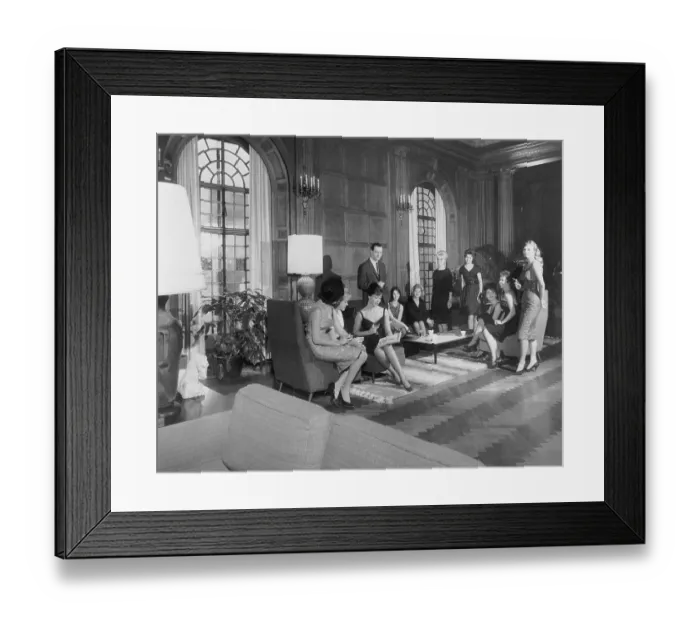 Framed Print : Hugh Hefner at the Pool Framed Print : Hugh Hefner at the Pool