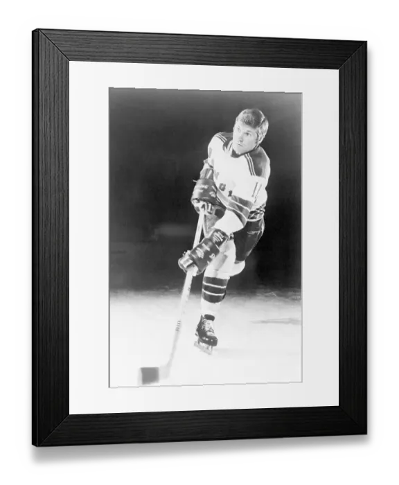 Framed Print : Ice Hockey Player Vic Hadfield Framed Print : Ice Hockey Player Vic Hadfield