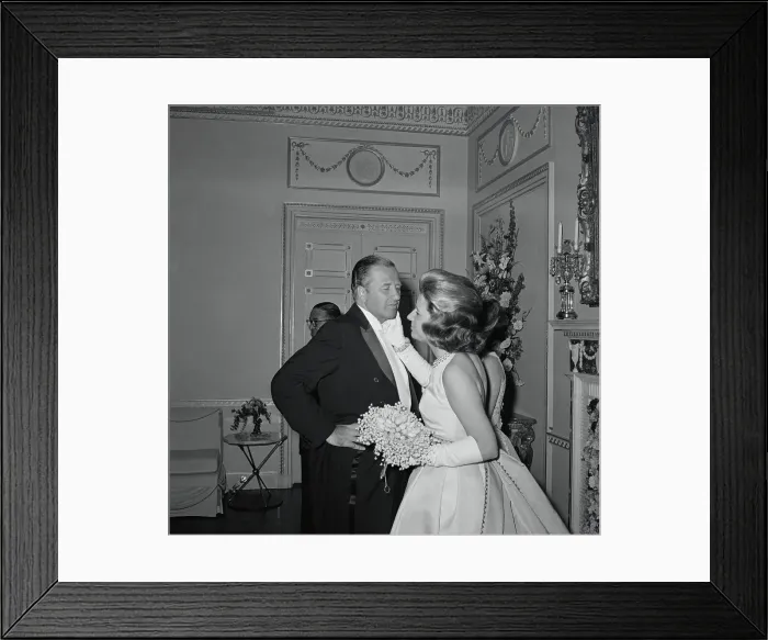 Framed Print : Henry Ford II with His Daughter Anne Framed Print : Henry Ford II with His Daughter Anne
