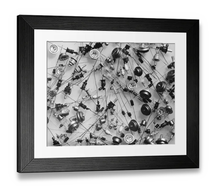 Framed Print : Assortment Of Transistors Framed Print : Assortment Of Transistors