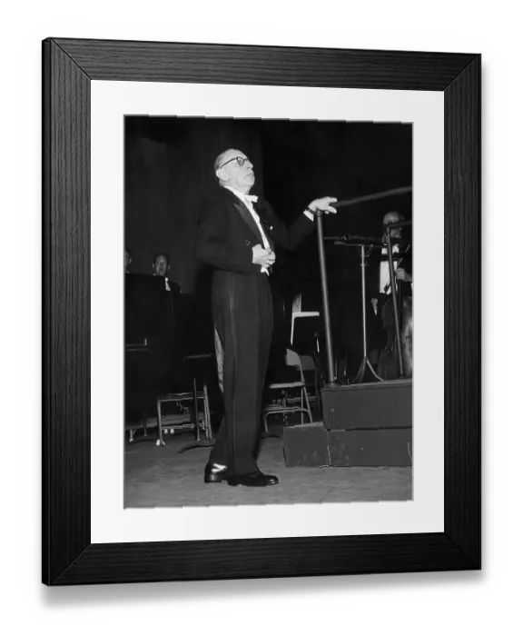 Framed Print : Igor Stravinsky Walking On Stage Framed Print : Igor Stravinsky Walking On Stage