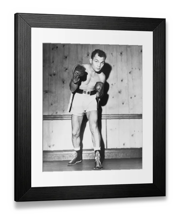 Framed Print : Lightweight Boxer Carlos Ortiz Framed Print : Lightweight Boxer Carlos Ortiz