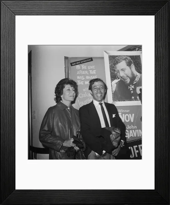 Framed Print : Actors Adolph Green and Betty Comden Framed Print : Actors Adolph Green and Betty Comden