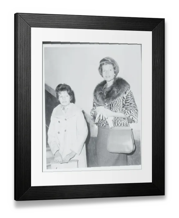 Framed Print : Rita Hayworth and Her Daughter Framed Print : Rita Hayworth and Her Daughter