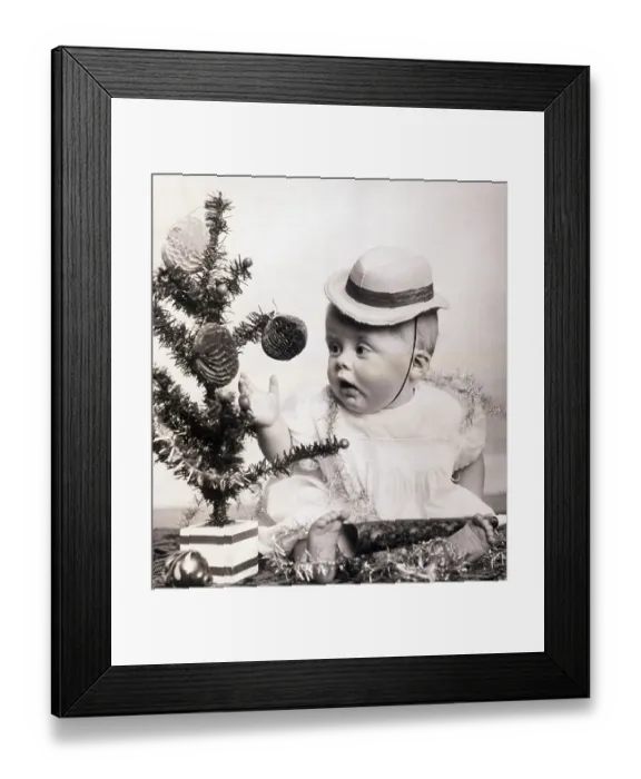 Framed Print : Nigel Sayers on His First Christmas Framed Print : Nigel Sayers on His First Christmas