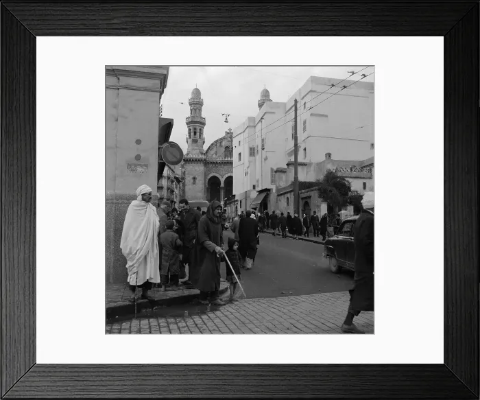 Framed Print : Algiers Calming Down After Protests Framed Print : Algiers Calming Down After Protests