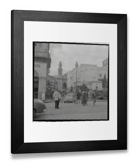 Framed Print : Algiers Calming Down After Protests