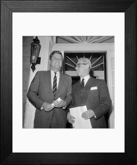 Framed Print : President-elect Kennedy with Arthur J. Goldberg Framed Print : President-elect Kennedy with Arthur J. Goldberg