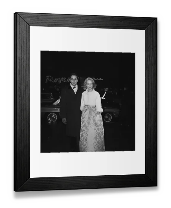 Framed Print : Actor Sal Mineo and Actress Jill Haworth Framed Print : Actor Sal Mineo and Actress Jill Haworth