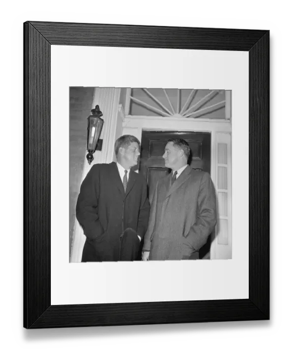 Framed Print : John F. Kennedy and Sargent Shriver Framed Print : John F. Kennedy and Sargent Shriver
