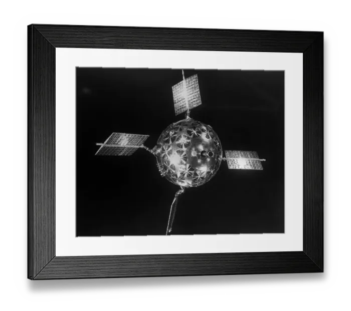 Framed Print : Small Unmanned Space Lab Alone Framed Print : Small Unmanned Space Lab Alone