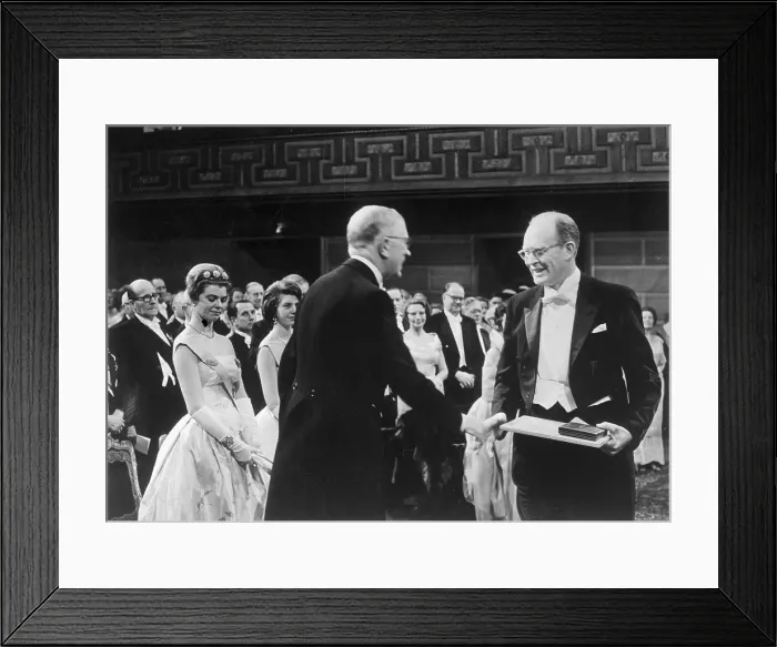 Framed Print : King Gustav Presenting Nobel Prize to Willard F Libby Framed Print : King Gustav Presenting Nobel Prize to Willard F Libby