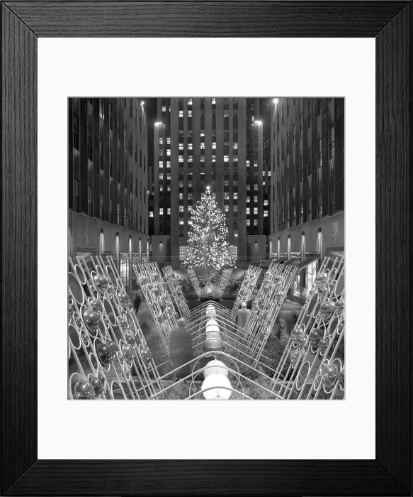 Framed Print : Christmas Tree at Rockefeller Center