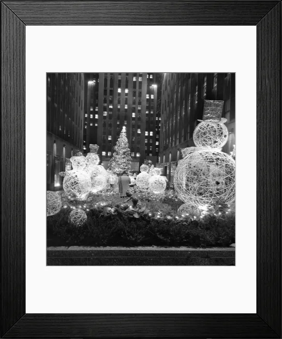 Framed Print : Christmas Tree at Rockefeller Center
