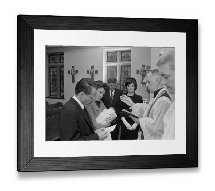 Framed Print : Christening of John F. Kennedy, Jr Framed Print : Christening of John F. Kennedy, Jr