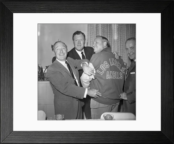 Framed Print : Fred Haney Named General Manager of the New American League Angels Framed Print : Fred Haney Named General Manager of the New American League Angels