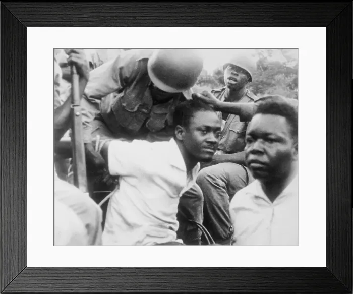 Framed Print : Troops Capturing Patrice Lumumba Framed Print : Troops Capturing Patrice Lumumba