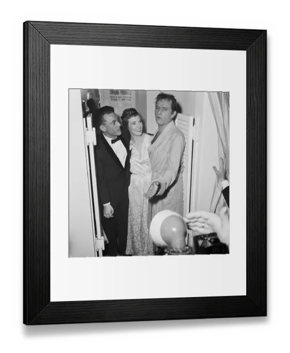Framed Print : Alan Jay Lerner with Andrews and Burton Framed Print : Alan Jay Lerner with Andrews and Burton