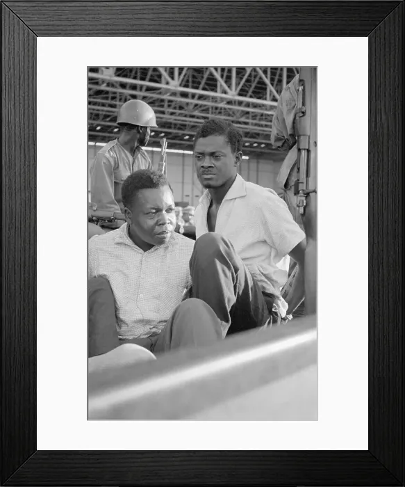 Framed Print : Patrice Lumumba &Joseph Okito Arrested Framed Print : Patrice Lumumba &Joseph Okito Arrested