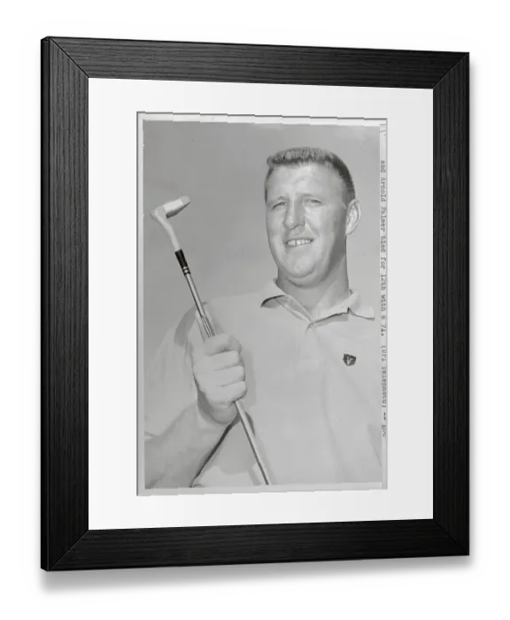 Framed Print : Portrait of Golfer George Bayer Framed Print : Portrait of Golfer George Bayer