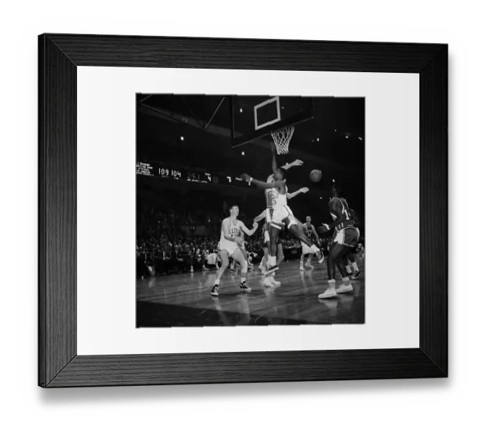 Framed Print : Basketball Players in Action Framed Print : Basketball Players in Action