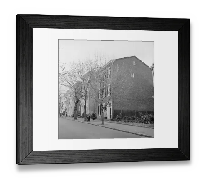 Framed Print : Georgetown Home of John F. Kennedy Framed Print : Georgetown Home of John F. Kennedy