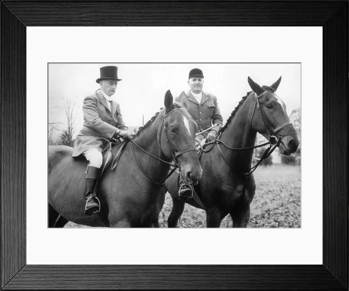 Framed Print : Writer Faulkner and Vandevender Horse Riding Framed Print : Writer Faulkner and Vandevender Horse Riding