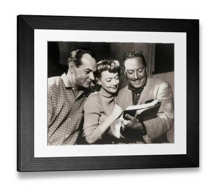 Framed Print : James Daly, Barbara Baxley and Tennessee Williams Framed Print : James Daly, Barbara Baxley and Tennessee Williams
