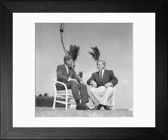 Framed Print : President-Elect Kennedy Speaking With Clark Clifford Framed Print : President-Elect Kennedy Speaking With Clark Clifford