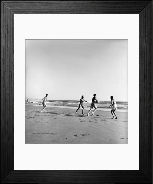 Framed Print : Robert Kennedy Playing Football