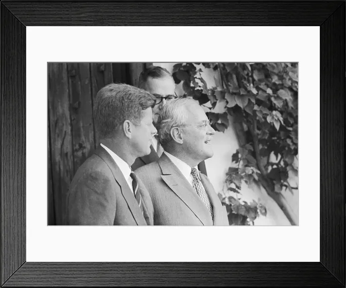Framed Print : Allen Dulles and President Elect Kennedy Framed Print : Allen Dulles and President Elect Kennedy