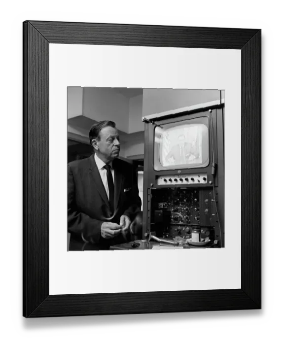 Framed Print : Governor Jimmie Davis Watching Speech Framed Print : Governor Jimmie Davis Watching Speech