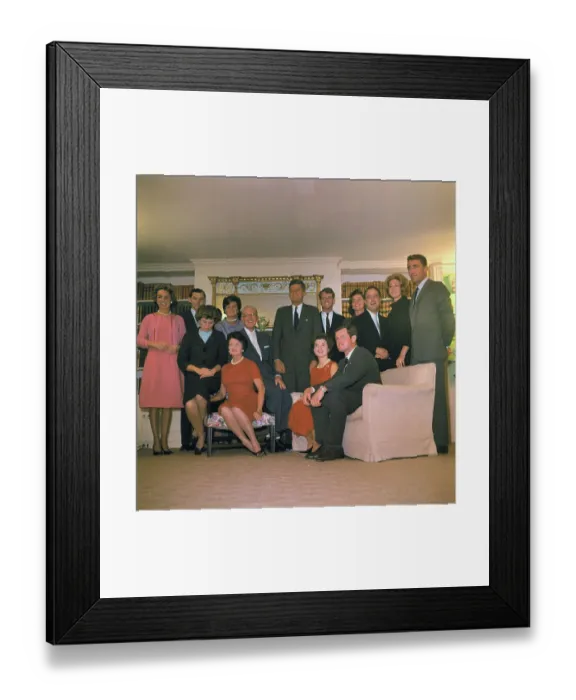 Framed Print : Kennedy Family Portrait Framed Print : Kennedy Family Portrait