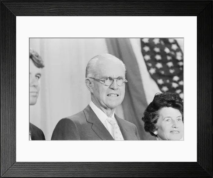 Framed Print : Portrait of Joseph Patrick Kennedy Framed Print : Portrait of Joseph Patrick Kennedy