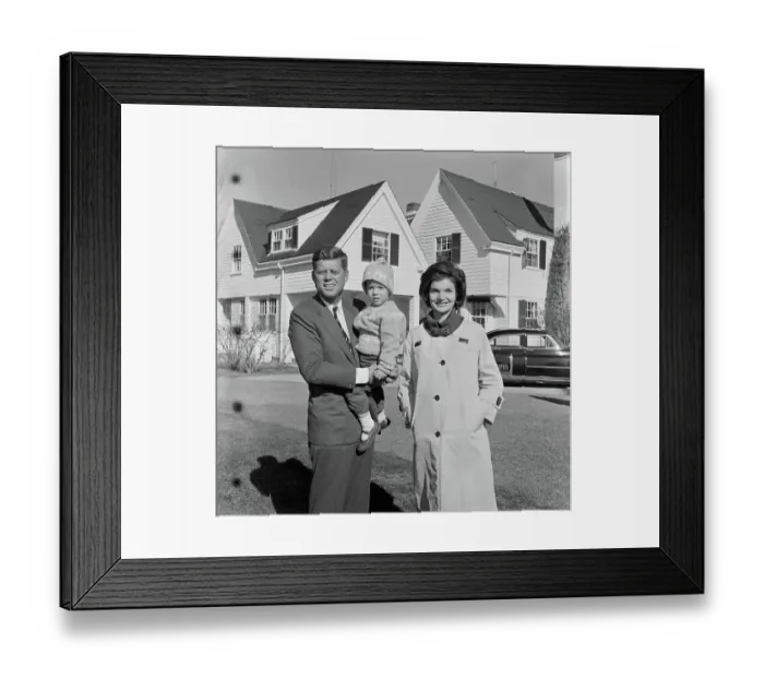 Framed Print : The Kennedys On Election Day Framed Print : The Kennedys On Election Day