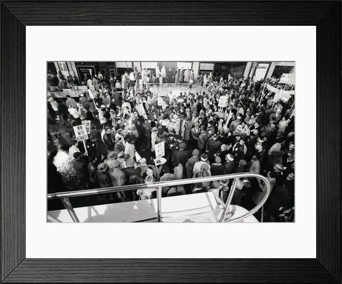 Framed Print : Police Stop Would-Be Kennedy Assassin Framed Print : Police Stop Would-Be Kennedy Assassin