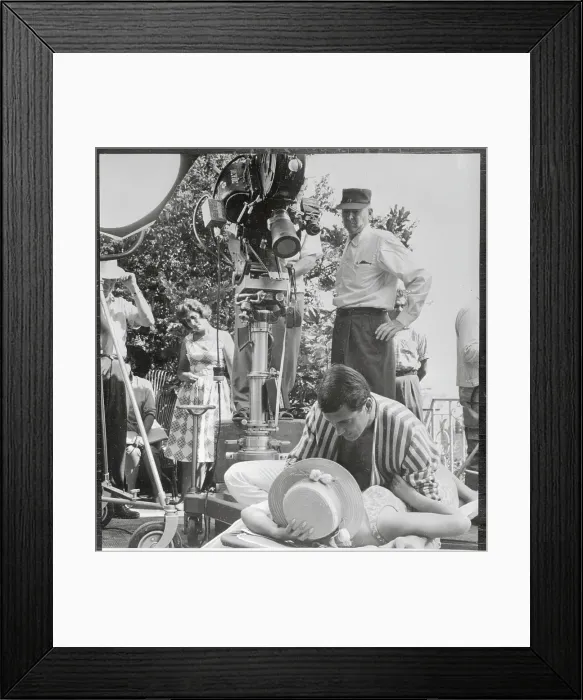 Framed Print : Rock Hudson in Acting Scene with Gina Lollobrigida Framed Print : Rock Hudson in Acting Scene with Gina Lollobrigida