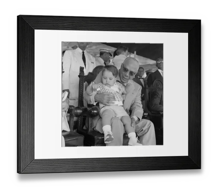 Framed Print : Trujillo, Sr. and Grandson Framed Print : Trujillo, Sr. and Grandson