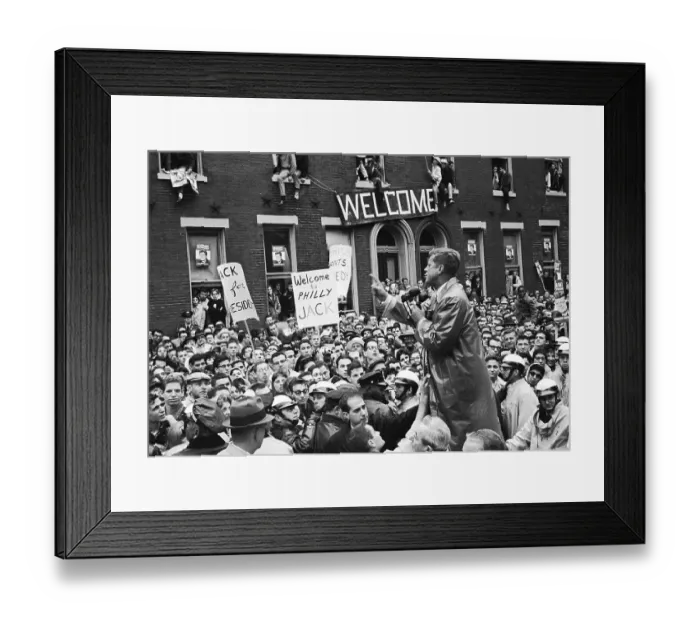 Framed Print : JFK at Temple University Framed Print : JFK at Temple University